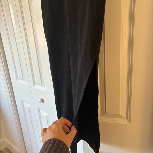 Princess Polly Elegant Black Pencil Skirt V Waist - Picture 2 of 4